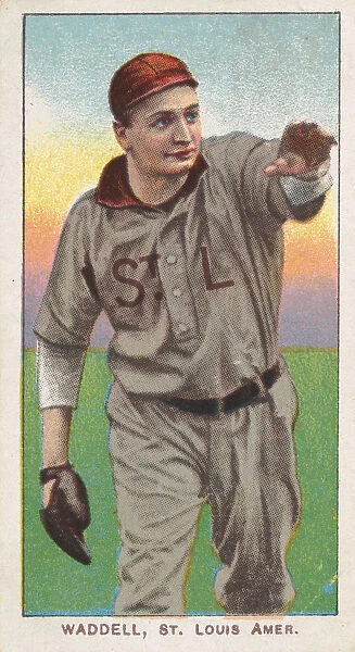 Waddell, St. Louis, American League, from the White Border series (T206) for the Americ