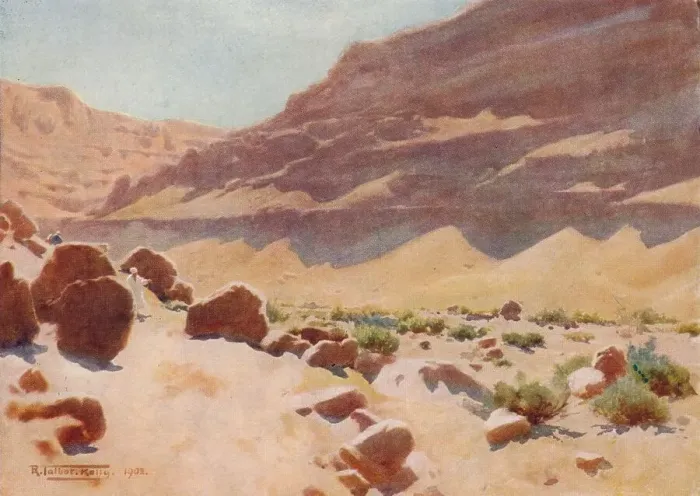 Framed Print : A Wady in the Mokattam Hills, c1880, (1904). Artist: Robert George Talbot Kelly Framed Print : A Wady in the Mokattam Hills, c1880, (1904). Artist: Robert George Talbot Kelly