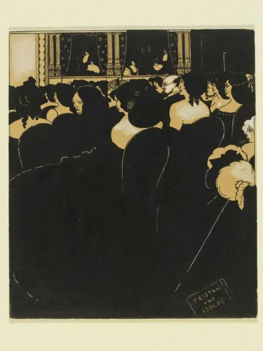Framed Print : The Wagnerites, 1894. Creator: Beardsley, Aubrey Framed Print : The Wagnerites, 1894. Creator: Beardsley, Aubrey