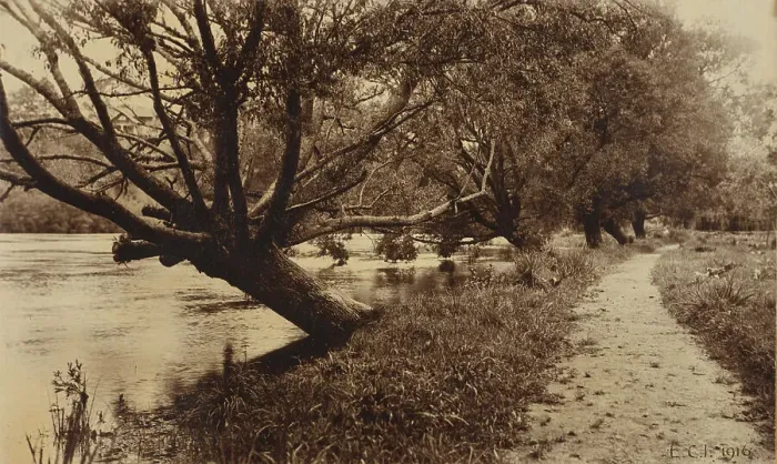 Framed Print : By the Waikato, 1916. Creator: ECI Framed Print : By the Waikato, 1916. Creator: ECI