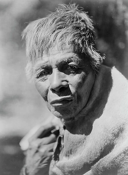 A Wailaki man, c1924. Creator: Edward Sheriff Curtis