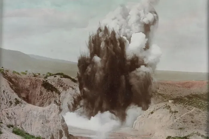 Framed Print : Waimangu Geyser, c1900s. Creator: Arthur James Iles Framed Print : Waimangu Geyser, c1900s. Creator: Arthur James Iles