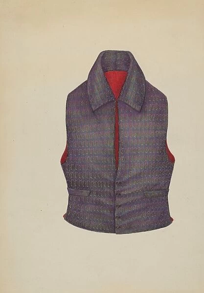 Waistcoat, c. 1937. Creator: Melita Hofmann