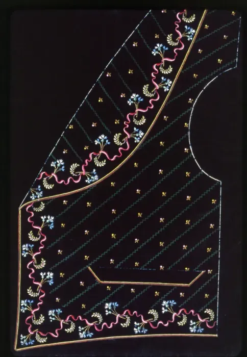 Framed Print : Waistcoat Design, England, 1830s / 40s. Creator: Unknown Framed Print : Waistcoat Design, England, 1830s / 40s. Creator: Unknown