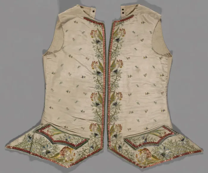 Framed Print : Waistcoat, France, 1750 / 1800. Creator: Unknown Framed Print : Waistcoat, France, 1750 / 1800. Creator: Unknown