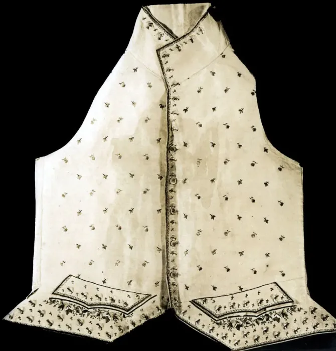 Framed Print : Waistcoat, France, 18th century. Creator: Unknown Framed Print : Waistcoat, France, 18th century. Creator: Unknown