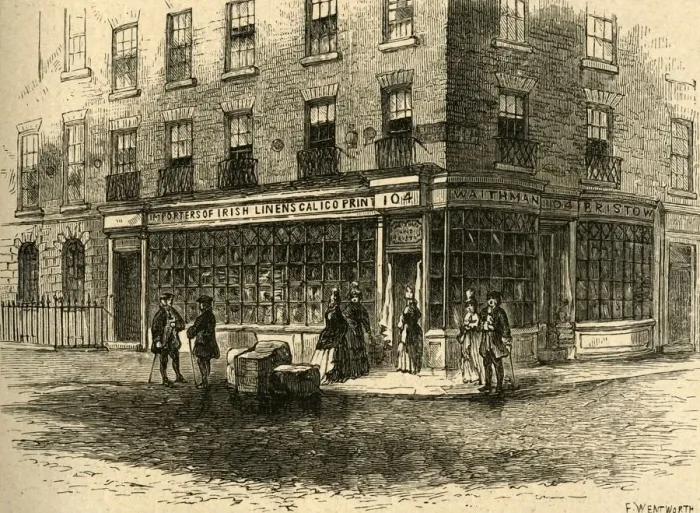 Framed Print : Waithmans Shop, (1897). Creator: Unknown Framed Print : Waithmans Shop, (1897). Creator: Unknown