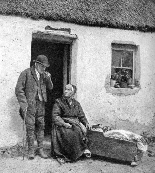 Framed Print : Waiting for the doctor in remote Galway, Ireland, 1922. Artist: AW Cutler Framed Print : Waiting for the doctor in remote Galway, Ireland, 1922. Artist: AW Cutler
