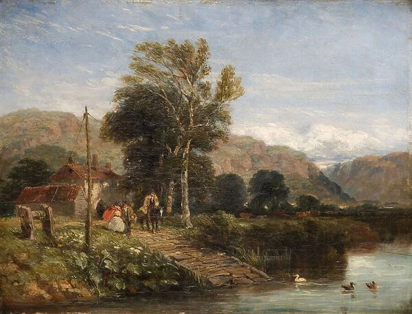 Waiting for the Ferry, 1845. Creator: David Cox the elder