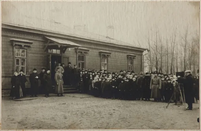 Framed Print : Waiting for removal of the Leo Tolstoys body at the Astapovo station, November 20, 1910, 1910 Framed Print : Waiting for removal of the Leo Tolstoys body at the Astapovo station, November 20, 1910, 1910