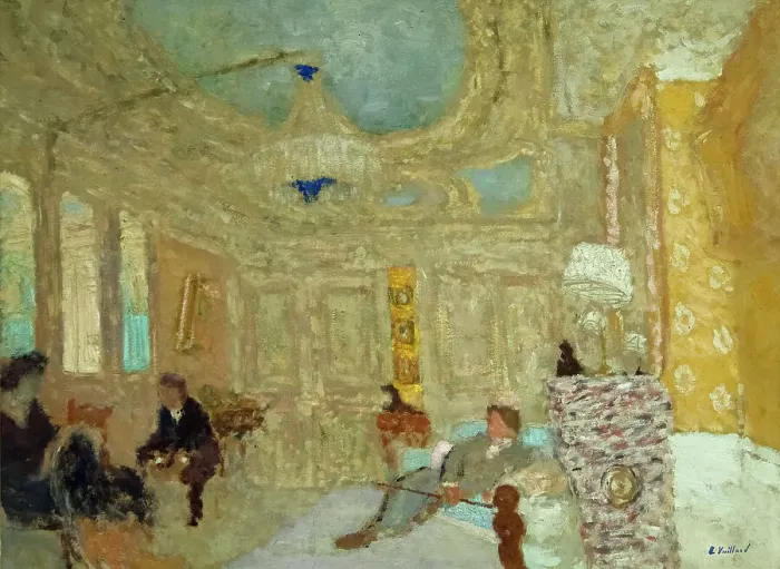 Framed Print : In the Waiting Room, 1898. Creator: Vuillard; Édouard (1868-1940) Framed Print : In the Waiting Room, 1898. Creator: Vuillard; Édouard (1868-1940)