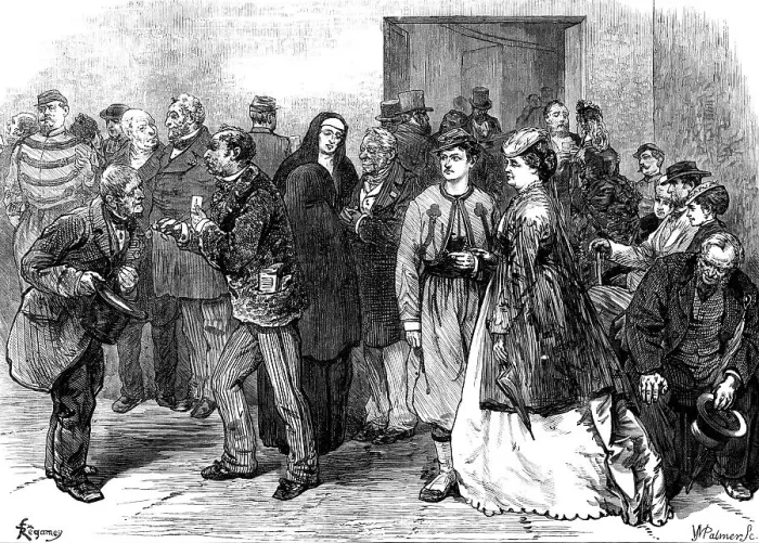 Framed Print : Waiting-room of the National Assembly at Versailles, 1871. Creator: William James Palmer Framed Print : Waiting-room of the National Assembly at Versailles, 1871. Creator: William James Palmer