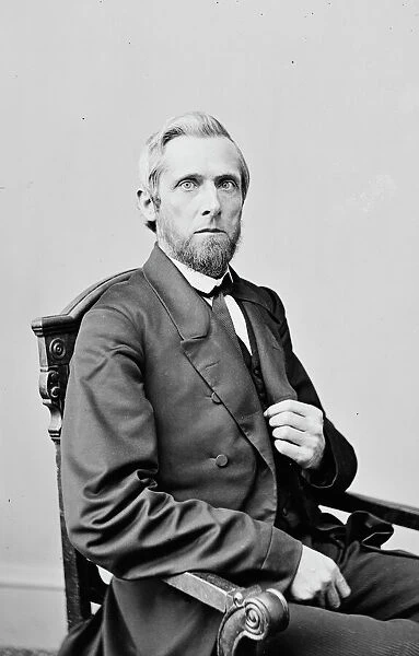 Waitman Thomas Willey of West Virginia, between 1855 and 1865. Creator: Unknown