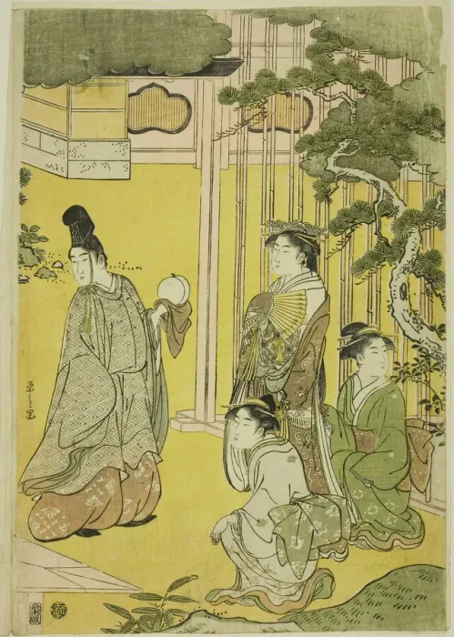 Framed Print : Wakana, Part 1 (Wakana, jo), from the series A Fashionable Parody of the Tale of... c. 1789 / 94. Creator: Hosoda Eishi. Wakana, Part 1 (Wakana, jo), from the series A Fashionable Parody of the Tale of... c. 1789 / 94. Creator: Hosoda Eishi Framed Print : Wakana, Part 1 (Wakana, jo), from the series A Fashionable Parody of the Tale of... c. 1789 / 94. Creator: Hosoda Eishi. Wakana, Part 1 (Wakana, jo), from the series A Fashionable Parody of the Tale of... c. 1789 / 94. Creator: Hosoda Eishi