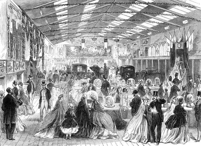 Framed Print : The Wakefield Industrial Exhibition, 1865. Creator: Unknown Framed Print : The Wakefield Industrial Exhibition, 1865. Creator: Unknown