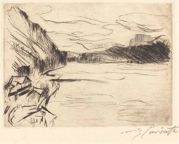 Am Walchensee (On Walchen Lake), 1923. Creator: Lovis Corinth