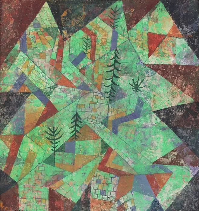 Framed Print : Wald Bau (Forest construction), 1919. Creator: Klee, Paul (1879-1940) Framed Print : Wald Bau (Forest construction), 1919. Creator: Klee, Paul (1879-1940)