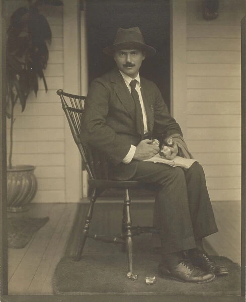 Waldo Frank, 1920. Creator: Alfred Stieglitz