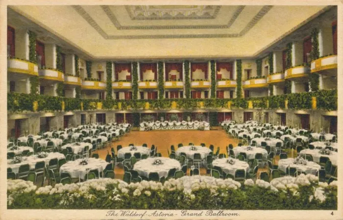 Framed Print : The Waldorf Astoria, Grand Ballroom, c1930s Framed Print : The Waldorf Astoria, Grand Ballroom, c1930s