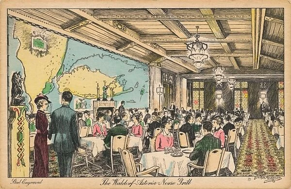 The Waldorf Astoria, Norse Grill, c1930s