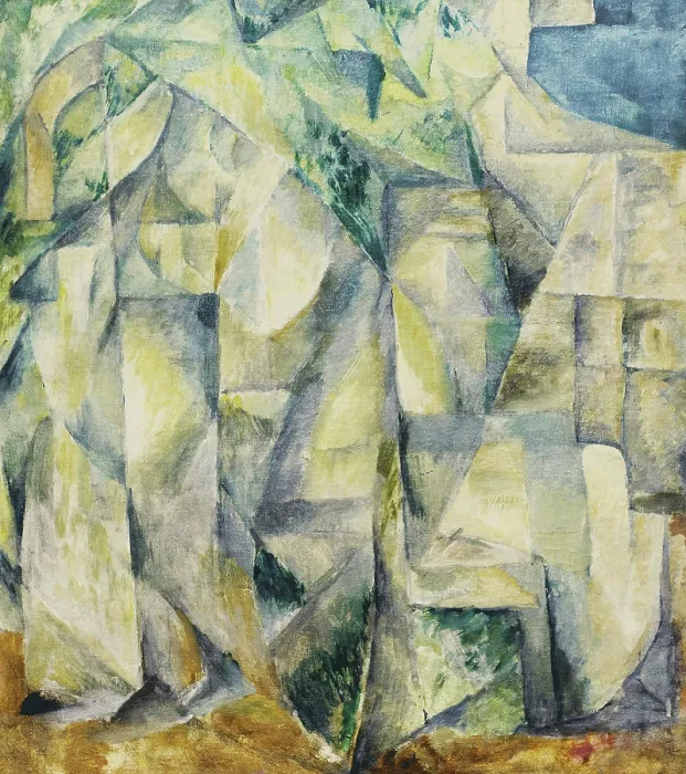 Framed Print : Walk in the Park, 1913. Creator: Le Dantyu, Mikhail Vasilyevich (1891-1917) Framed Print : Walk in the Park, 1913. Creator: Le Dantyu, Mikhail Vasilyevich (1891-1917)