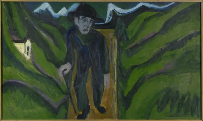 Framed Print : The Walker, 1922 Framed Print : The Walker, 1922