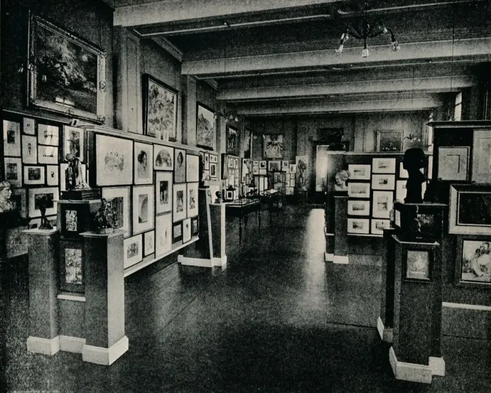 Framed Print : Walker Art Gallery, Liverpool, Autumn Exhibition, 1915 Framed Print : Walker Art Gallery, Liverpool, Autumn Exhibition, 1915