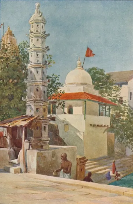 Framed Print : The Walkeshwar Temple, Bombay, c1880 (1905). Artist: Alexander Henry Hallam Murray Framed Print : The Walkeshwar Temple, Bombay, c1880 (1905). Artist: Alexander Henry Hallam Murray