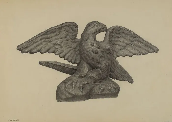 Framed Print : Wall Anchor, c. 1941. Creator: Milton Grubstein