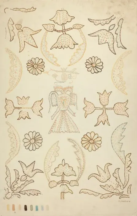 Framed Print : Wall Decoration, 1935 / 1942. Creator: Marjery Parish Framed Print : Wall Decoration, 1935 / 1942. Creator: Marjery Parish
