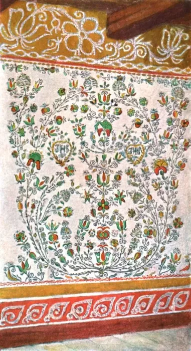 Framed Print : Wall decoration, Moravia, Czechoslovakia, (1928). Creator: Unknown Framed Print : Wall decoration, Moravia, Czechoslovakia, (1928). Creator: Unknown