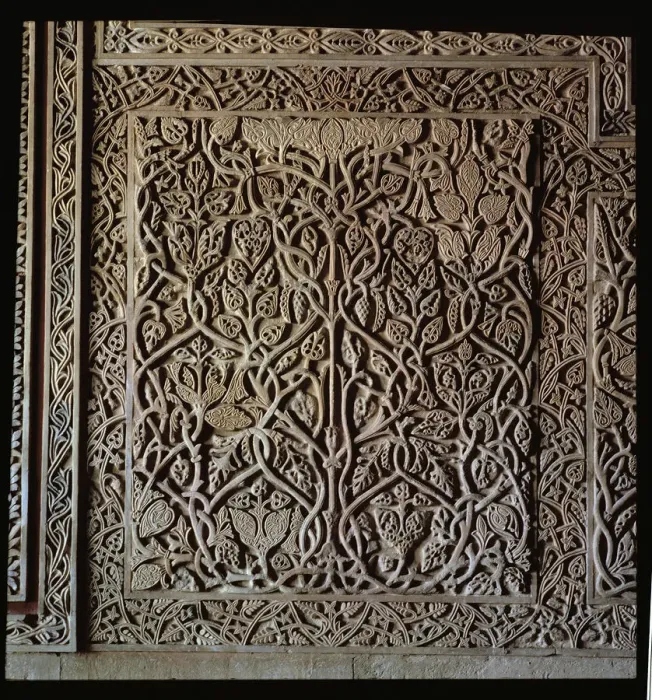 Framed Print : Detail of the wall decoration in the Royal Hall of Medina Azahara Framed Print : Detail of the wall decoration in the Royal Hall of Medina Azahara
