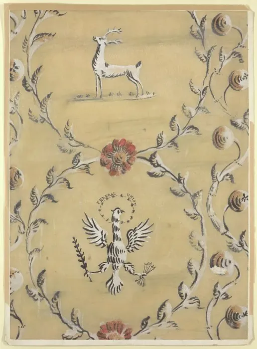 Framed Print : Wall Design, 1935 / 1942. Creator: Unknown Framed Print : Wall Design, 1935 / 1942. Creator: Unknown