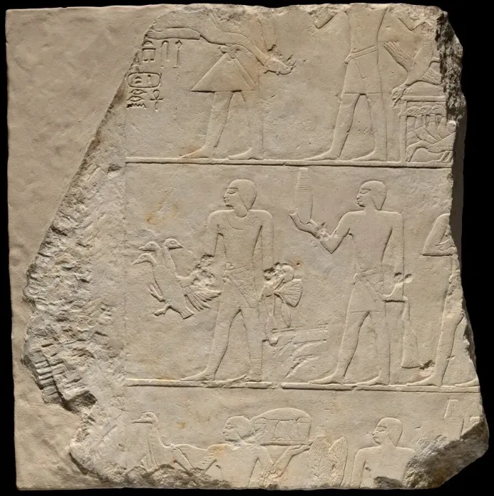 Framed Print : Wall Fragment from a Tomb Depicting Offering Bearers, Egypt, Old Kingdom, Dynasty 6 Framed Print : Wall Fragment from a Tomb Depicting Offering Bearers, Egypt, Old Kingdom, Dynasty 6