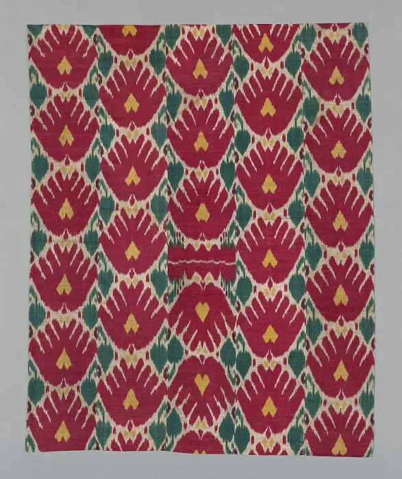 Framed Print : Wall Hanging Composed of Five Panels, Uzbekistan, 1850 / 75. Creator: Unknown Framed Print : Wall Hanging Composed of Five Panels, Uzbekistan, 1850 / 75. Creator: Unknown