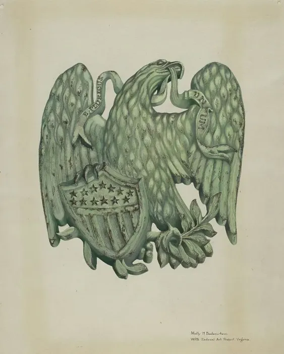 Framed Print : Wall Ornament, 1935 / 1942. Creator: Molly Bodenstein Framed Print : Wall Ornament, 1935 / 1942. Creator: Molly Bodenstein
