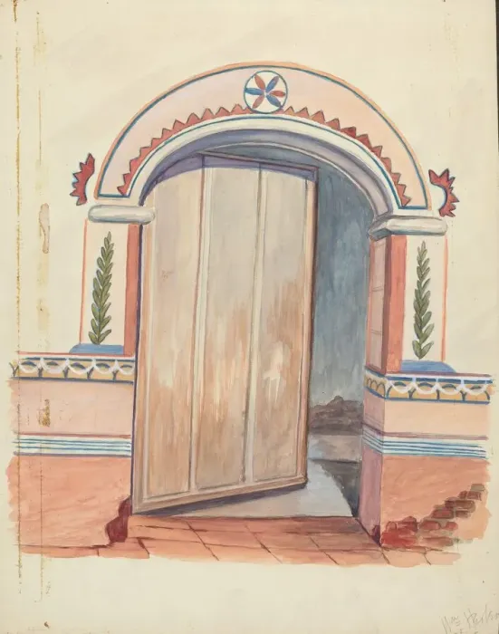 Framed Print : Wall Painting, 1935 / 1942. Creator: William Herbert Framed Print : Wall Painting, 1935 / 1942. Creator: William Herbert
