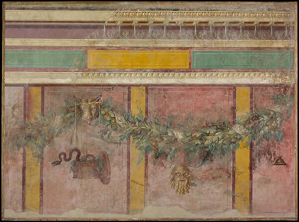 Wall painting from the west wall of Room L of the Villa of P. Fannius Synistor... ca