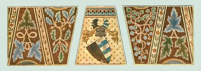 Framed Print : Wall paintings in the Church of St Gieri, Rhazuns, Grisons, Switzerland, (1928). Creator: Unknown Framed Print : Wall paintings in the Church of St Gieri, Rhazuns, Grisons, Switzerland, (1928). Creator: Unknown