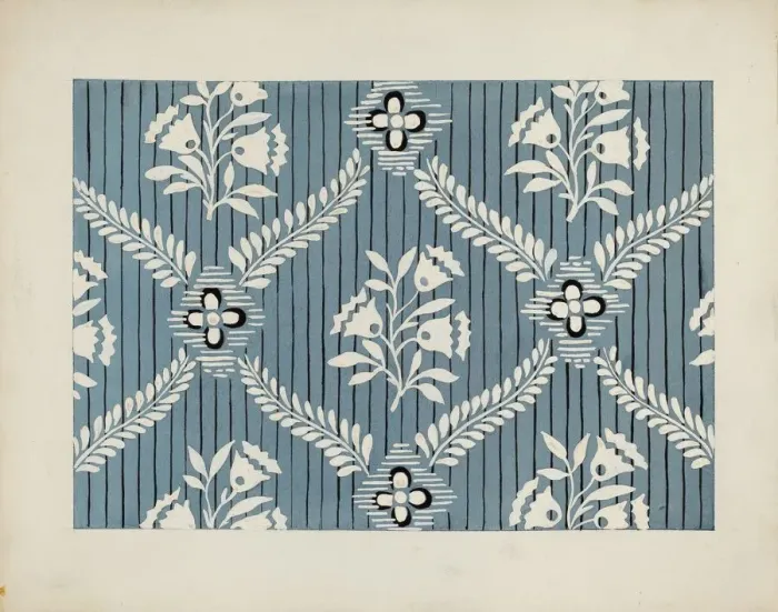 Framed Print : Wall Paper, 1935 / 1942. Creator: Mina Lowry Framed Print : Wall Paper, 1935 / 1942. Creator: Mina Lowry