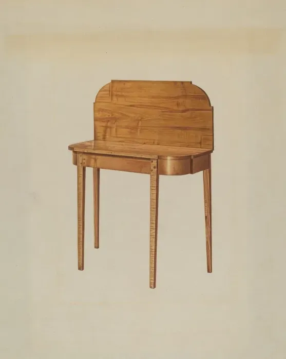 Framed Print : Wall-table, c. 1938. Creator: Michael Riccitelli Framed Print : Wall-table, c. 1938. Creator: Michael Riccitelli