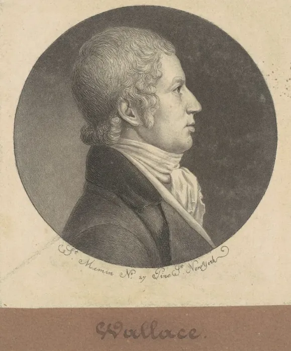 Framed Print : Wallace, 1796-1797. Creator: Charles Balthazar Julien Fevret de Saint-Memin Framed Print : Wallace, 1796-1797. Creator: Charles Balthazar Julien Fevret de Saint-Memin