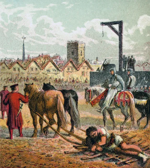 Framed Print : Wallace Executed, 1305, (c1850) Framed Print : Wallace Executed, 1305, (c1850)