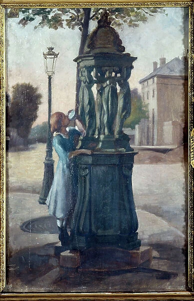 A Wallace Fountain, c1880. Creator: Andre Gill