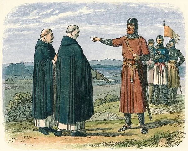 Wallace rejects the English proposals, 1297 (1864). Artist: James William Edmund Doyle