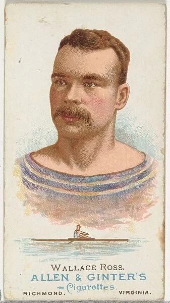 Wallace Ross, Oarsman, from Worlds Champions, Series 1 (N28) for Allen &