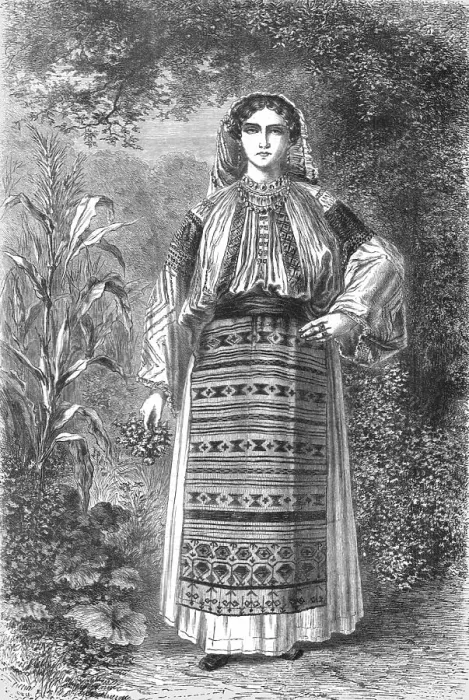 Framed Print : Wallachian Peasant-Women; A Visit to the Danubian Principalities, 1875. Creator: Unknown Framed Print : Wallachian Peasant-Women; A Visit to the Danubian Principalities, 1875. Creator: Unknown