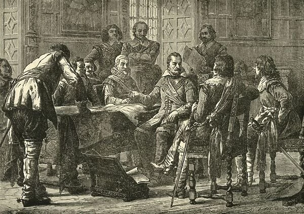 Wallenstein and Tilly Holding a Council of War, 1626, (1890). Creator: Unknown