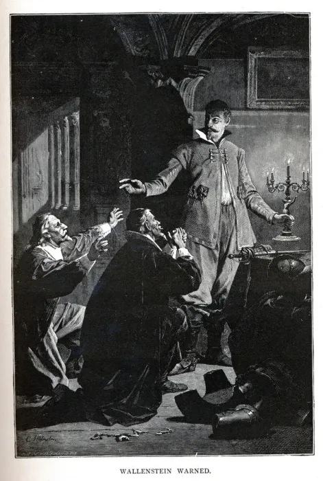 Framed Print : Wallenstein warned, 1882. Artist: Brend amour, Richard (1831-1915) Framed Print : Wallenstein warned, 1882. Artist: Brend amour, Richard (1831-1915)