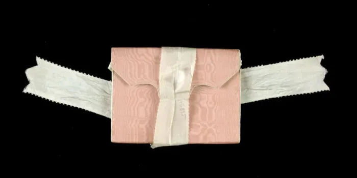 Framed Print : Wallet, American, 1790-1810. Creator: Unknown Framed Print : Wallet, American, 1790-1810. Creator: Unknown